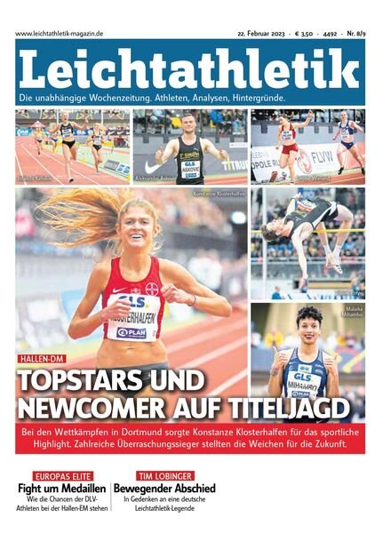 Leichtathletik – 22 Februar 2023 Cover