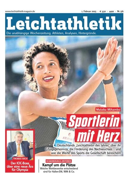 Leichtathletik – 31 Januar 2023 Cover