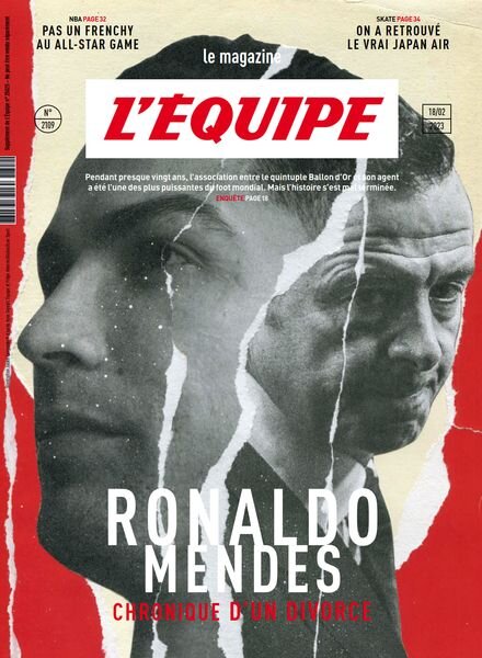 L’Equipe Magazine – 18 Fevrier 2023 Cover