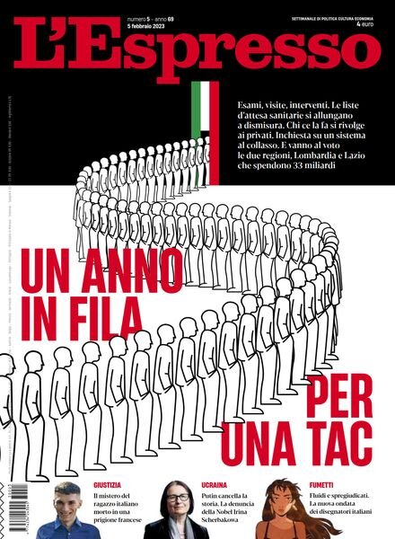 l’Espresso – 5 Febbraio 2023 Cover