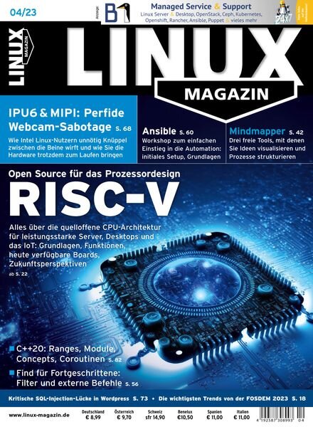 Linux-Magazin – Marz 2023 Cover