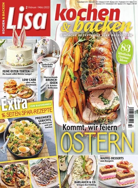 Lisa Kochen & Backen – Februar-Marz 2023 Cover