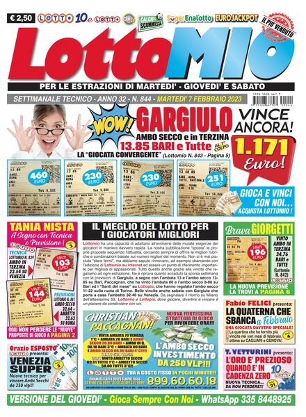 Lottomio – 7 Febbraio 2023 Cover