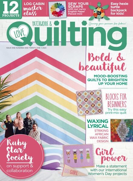 Love Patchwork & Quilting – February 2023 Cover