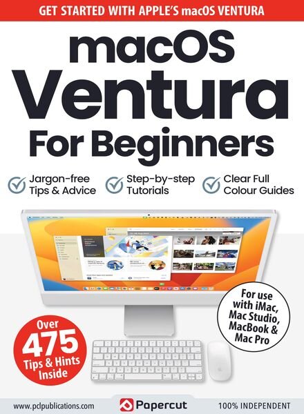 macOS Ventura For Beginners – January 2023 Cover