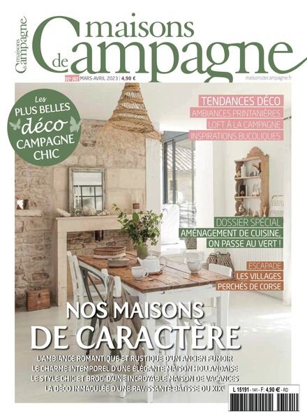 Maisons de Campagne – mars 2023 Cover
