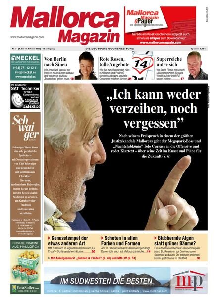 Mallorca Magazin – 9 Februar 2023 Cover