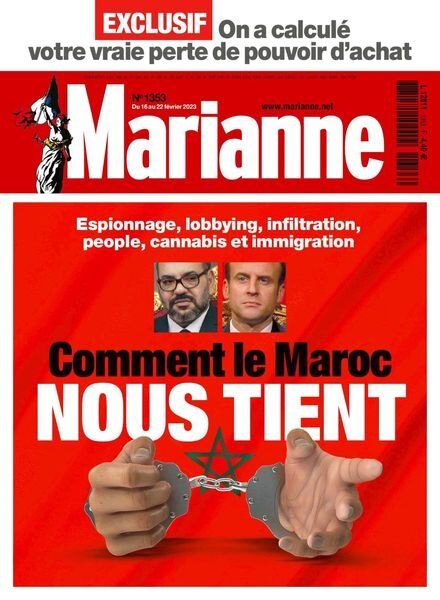 Marianne – 16 fevrier 2023 Cover