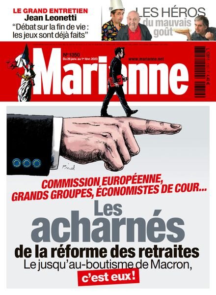 Marianne – 26 Janvier 2023 Cover