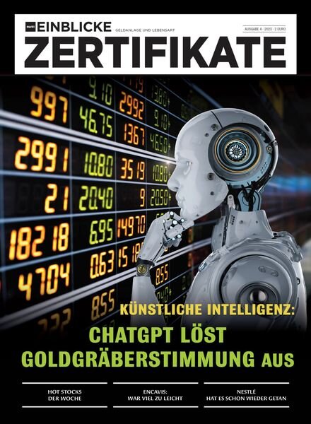 marktEINBLICKE Zertifikate – 22 Februar 2023 Cover