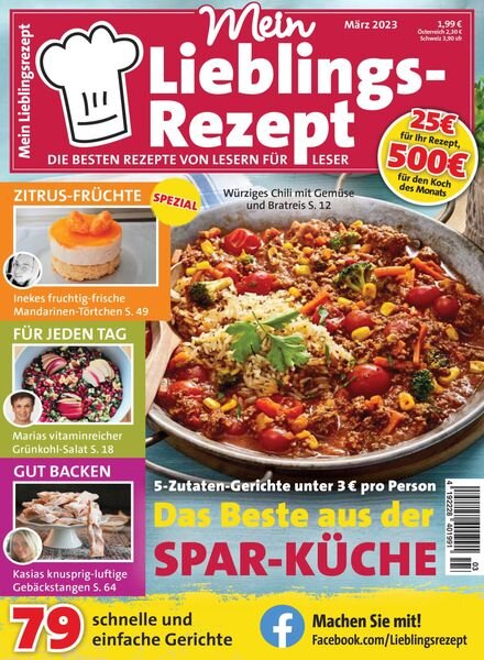 Mein Lieblingsrezept – 01 Februar 2023 Cover