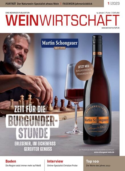 Meininger – 12 Januar 2023 Cover