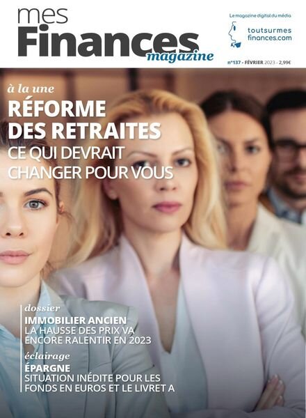 Mes Finances Magazine – fevrier 2023 Cover