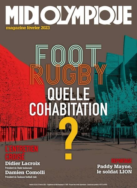 Midi Olympique Magazine – Fevrier 2023 Cover