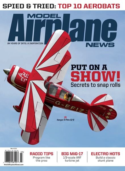 Model Airplane News – March 2023 Cover
