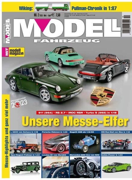 Modell Fahrzeug – Februar 2023 Cover