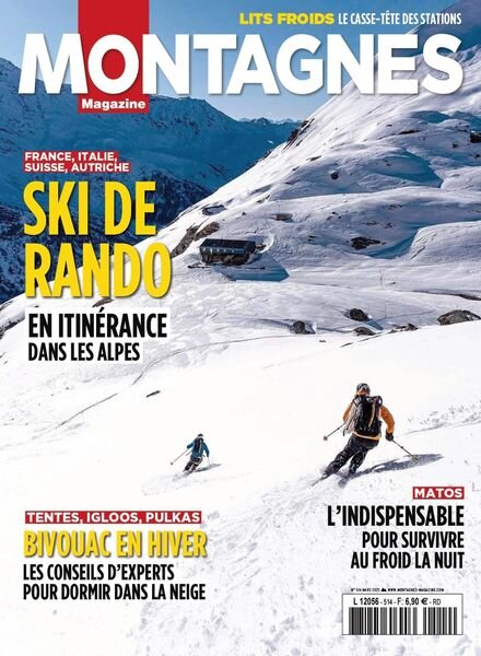Montagnes Magazine – fevrier 2023 Cover