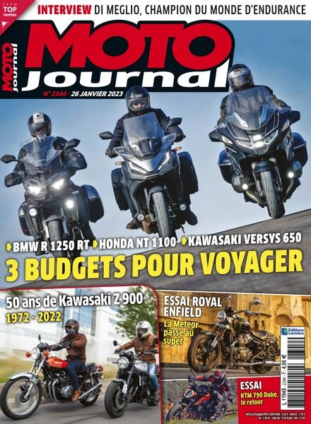Moto Journal – 26 Janvier 2023 Cover