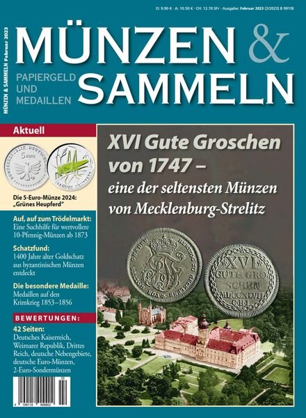 Munzen & Sammeln – Januar 2023 Cover