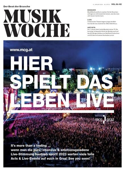 MusikWoche – 09 Januar 2023 Cover