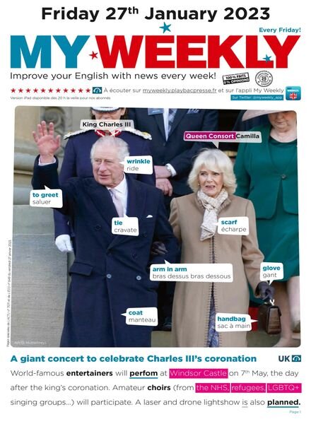 My Weekly Fr – 27 janvier 2023 Cover