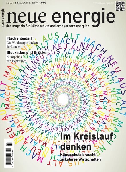 neue energie – 30 Januar 2023 Cover
