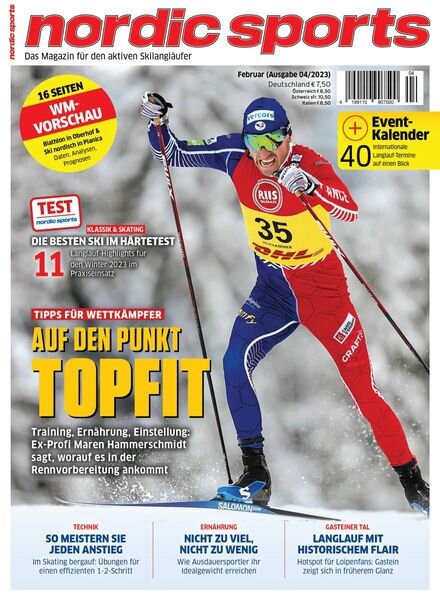 nordic sports – Januar 2023 Cover