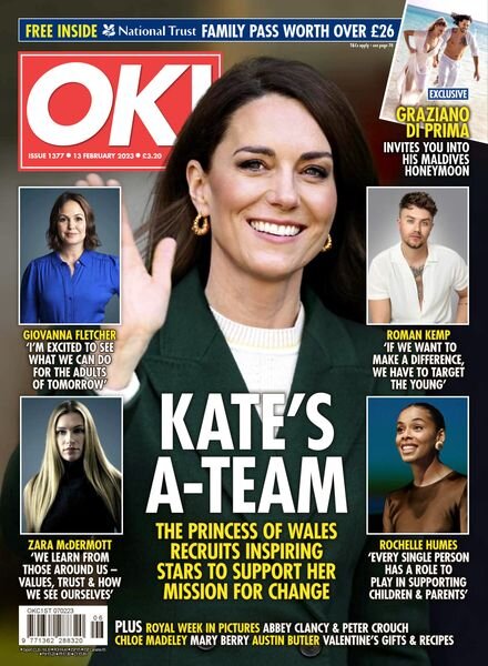 OK! Magazine UK – Issue 1377 – 13 February 2023 Cover