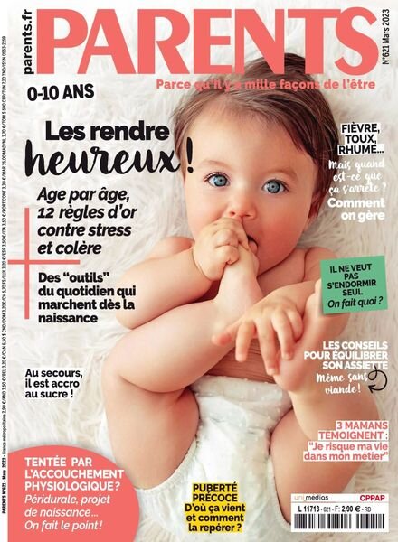 Parents France – mars 2023 Cover