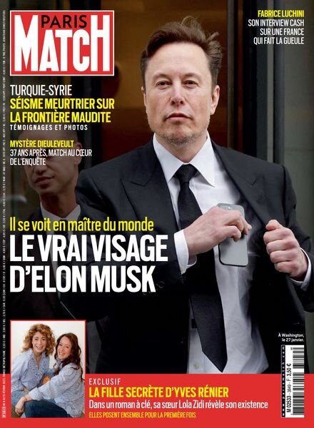 Paris Match – 09 fevrier 2023 Cover
