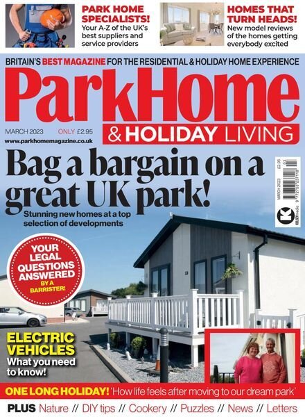 Park Home & Holiday Living – March 2023 Cover