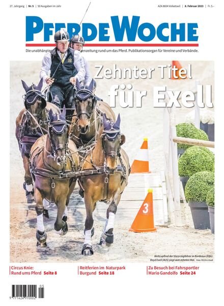 PferdeWoche – 08 Februar 2023 Cover