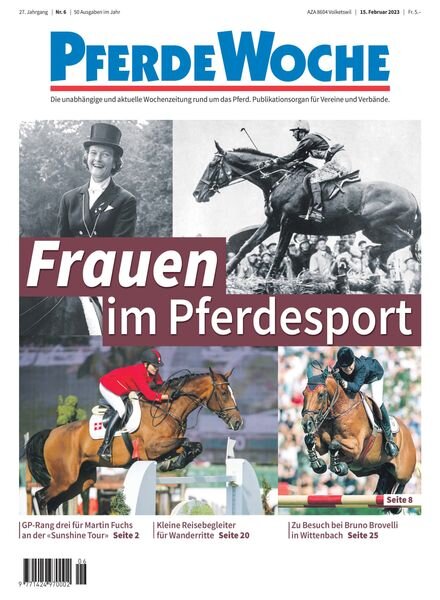 PferdeWoche – 15 Februar 2023 Cover