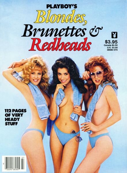 Playboy Special Editions – Blondes, Brunettes & Redheads 1985 Cover