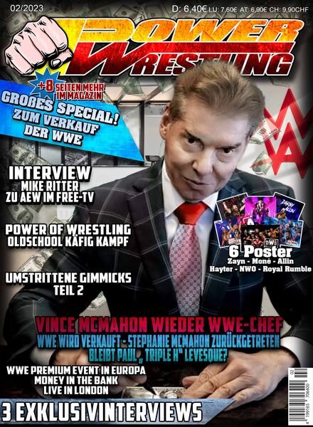 Power-Wrestling – Januar 2023 Cover