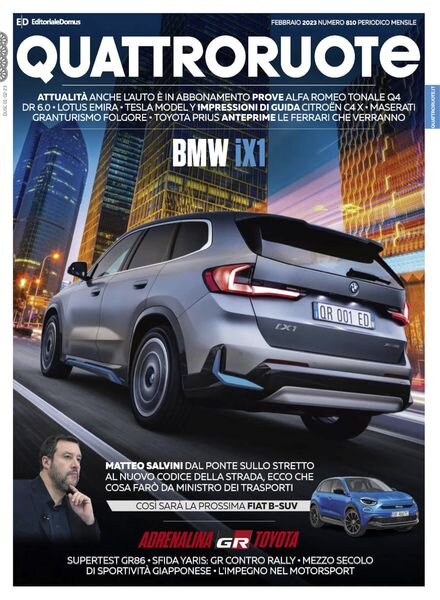Quattroruote Italia – febbraio 2023 Cover