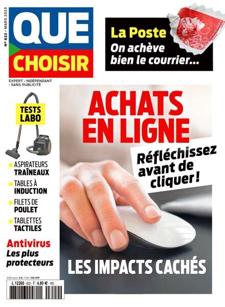 Que Choisir – Mars 2023 Cover