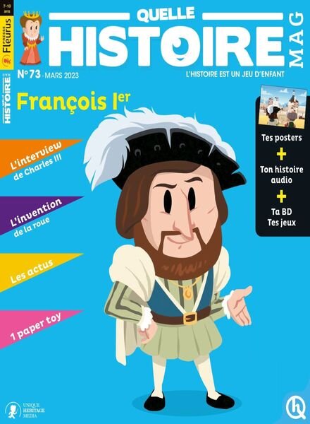 Quelle Histoire – fevrier 2023 Cover