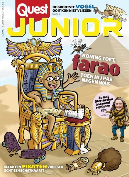 Quest Junior – februari 2023 Cover