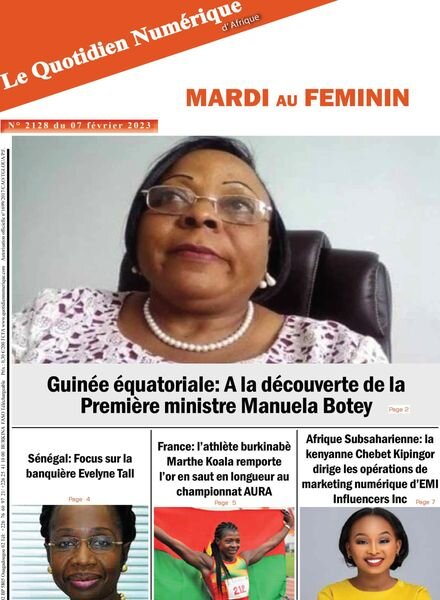 Quotidien Numerique d’Afrique – 07 fevrier 2023 Cover