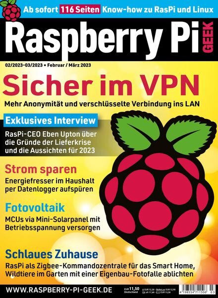 Raspberry Pi Geek – Februar 2023 Cover