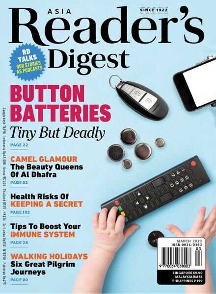 Reader’s Digest Asia – March 2023 Cover