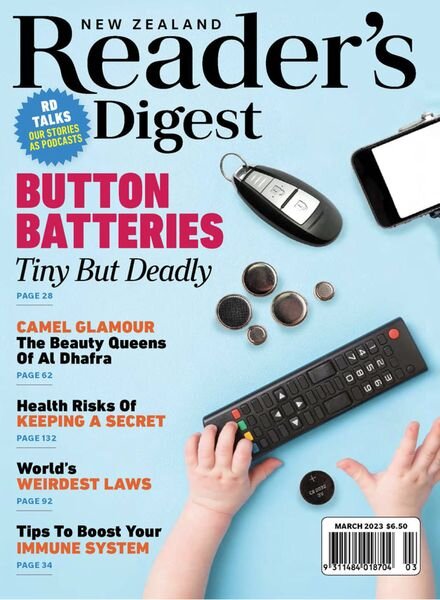 Reader’s Digest New Zealand – March 2023 Cover