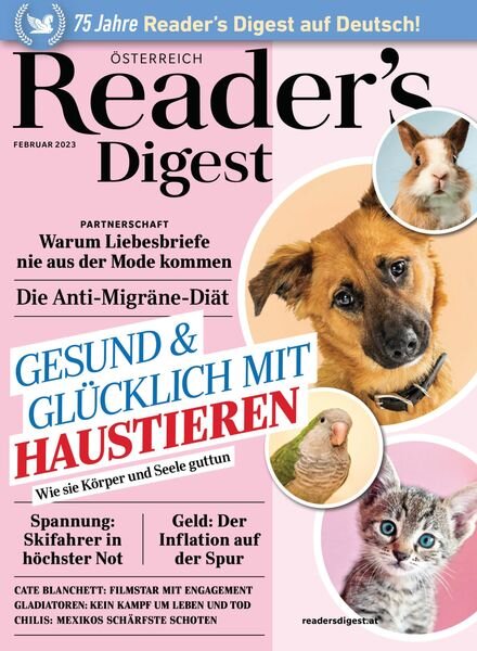 Reader’s Digest Osterreich – Februar 2023 Cover