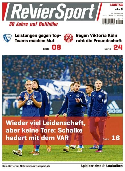 RevierSport – 13 Februar 2023 Cover