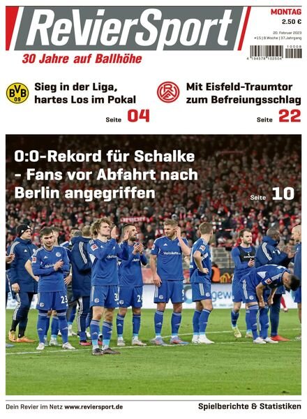 RevierSport – 20 Februar 2023 Cover