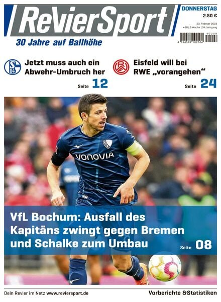 RevierSport – 23 Februar 2023 Cover