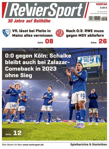 RevierSport – 30 Januar 2023 Cover