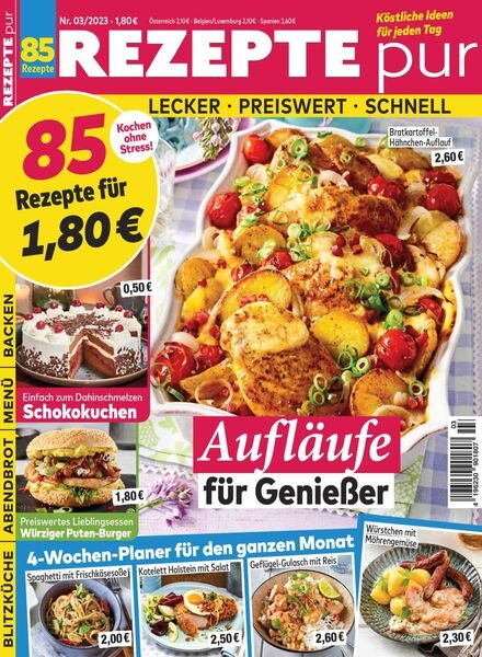 REZEPTE pur – 08 Februar 2023 Cover