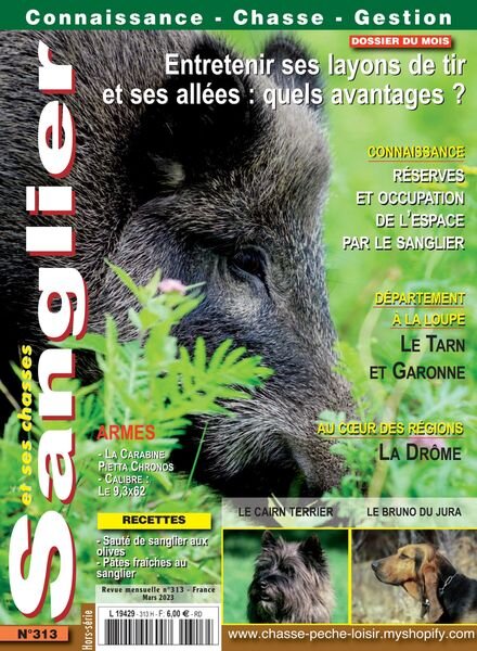 Sanglier et ses Chasses – Mars 2023 Cover